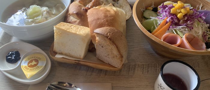 くろいちごcafeの農園ランチ