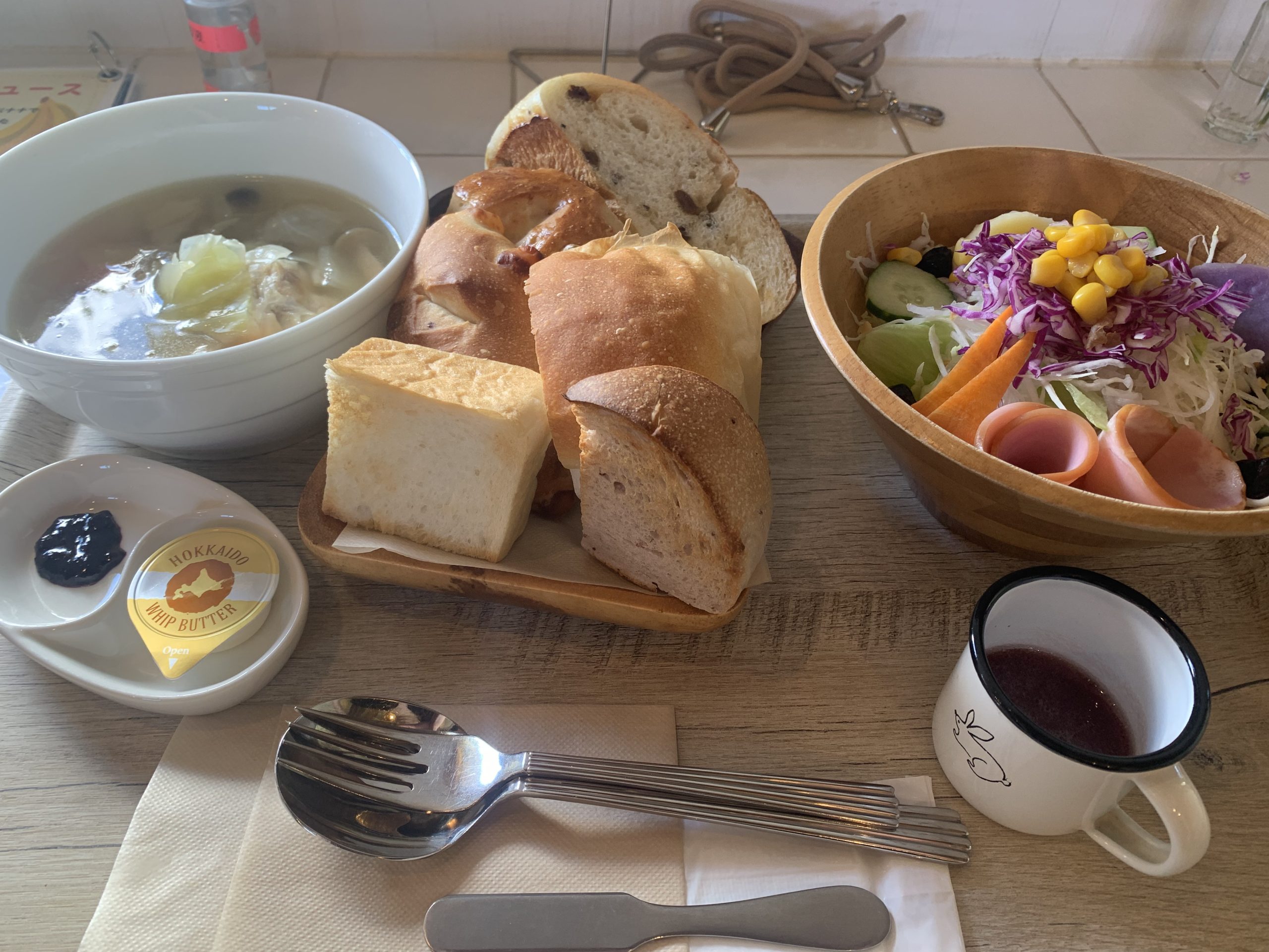 くろいちごcafeの農園ランチ