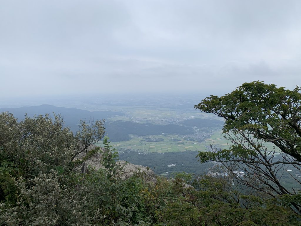 女体山頂からの眺め