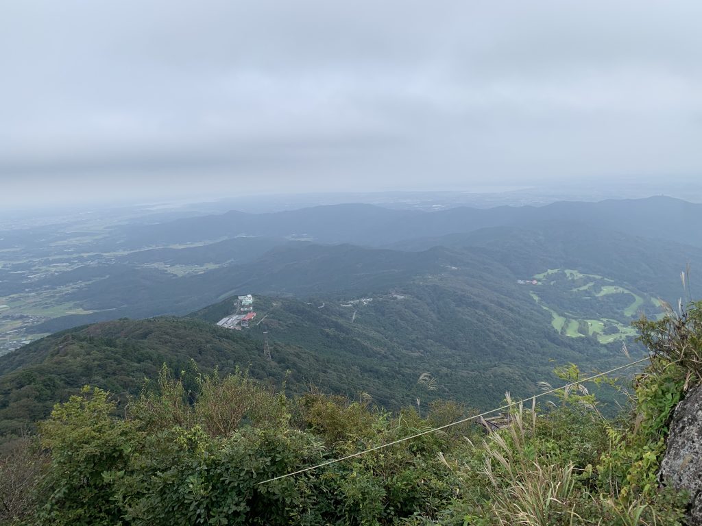 女体山頂からの眺め
