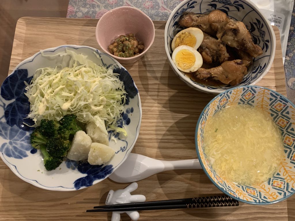 手羽元の卵の煮物