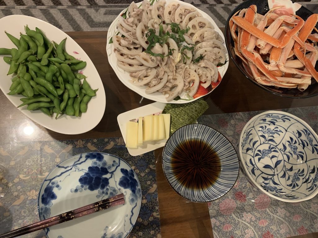 豚バラ蓮根はさみ蒸し