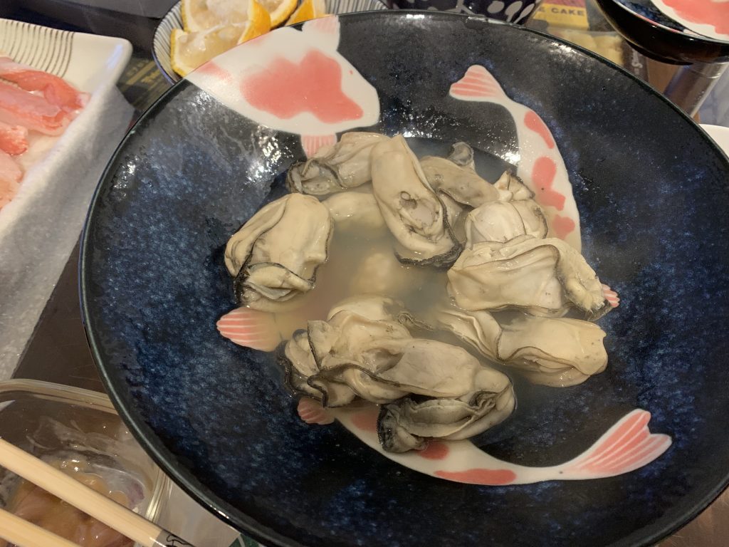 牡蠣酒蒸し
